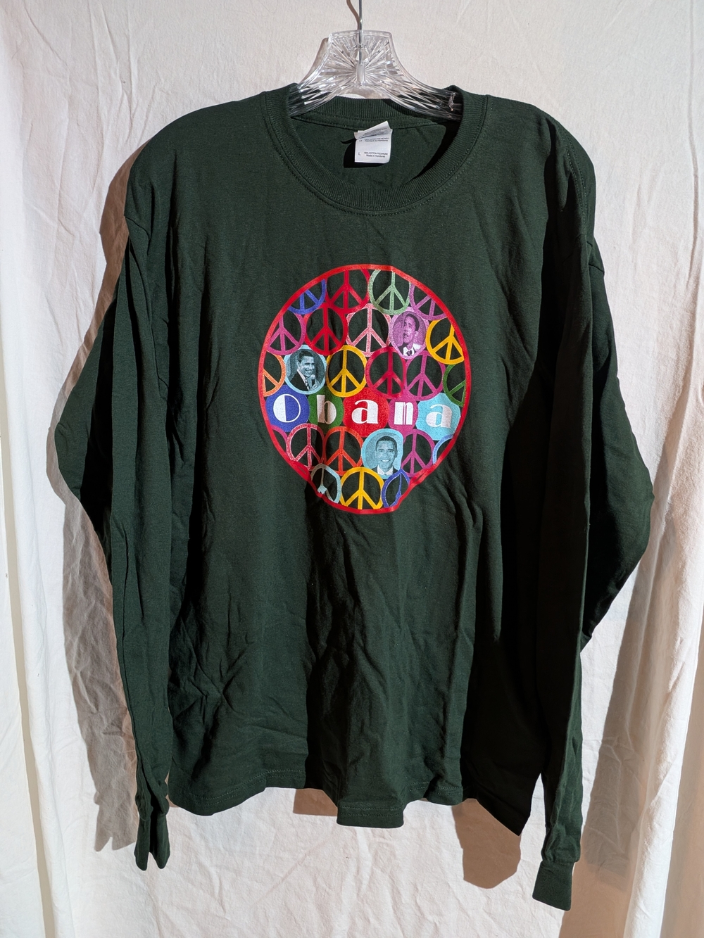 Gildan Olive Green Cotton Crewneck T-Shirt